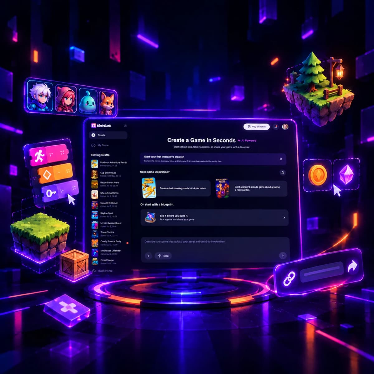 AI tạo game chơi được từ một ý tưởng