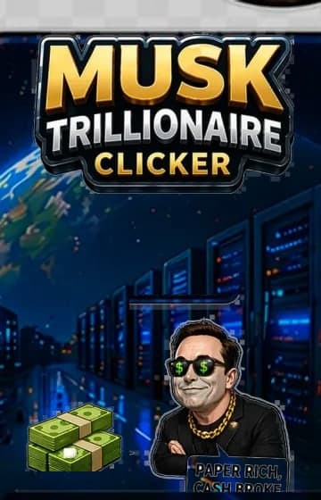 MUSK TRILLIONAIRE CLICKER game cover