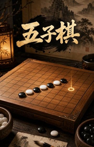 Five in a row Chess game cover