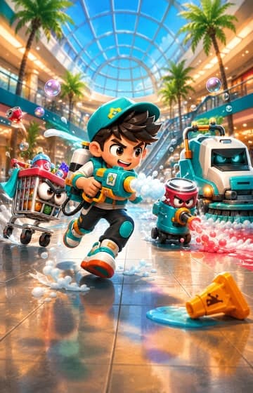 Mall Dash Cleanup Crew game cover