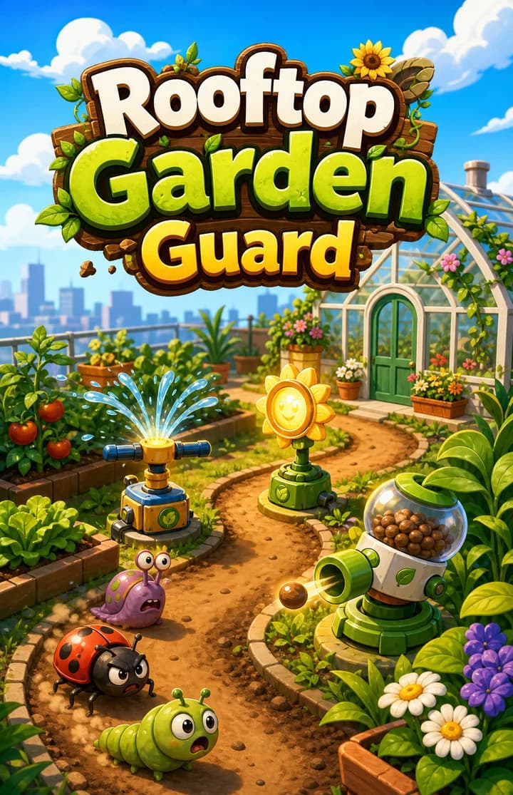 Rooftop Garden Guard game cover