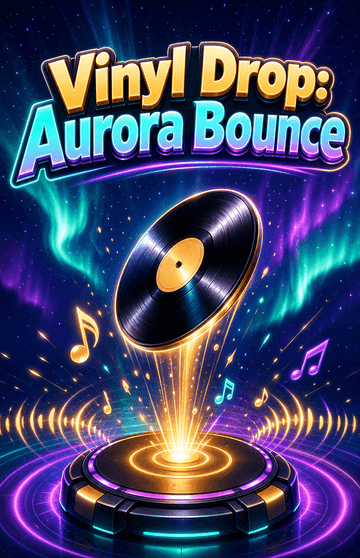 Vinyl Drop: Aurora Bounce game cover