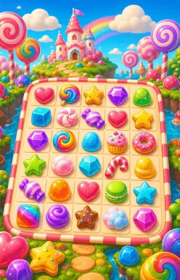 Capa de Rainbow Candy Merge