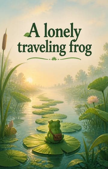 A lonely traveling frog game cover