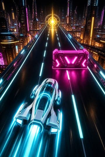 Neon Lane Shift game cover