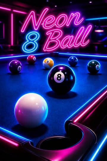 Neon 8 Ball