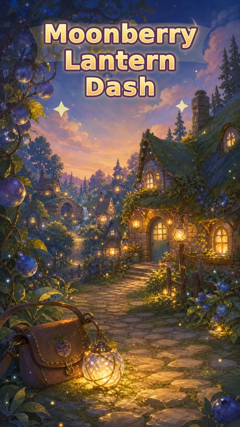 Moonberry Lantern Dash game cover