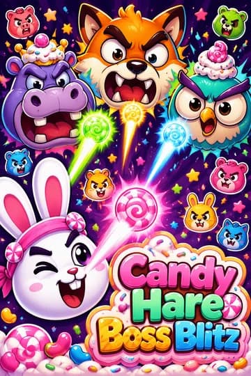 Candy Hare Boss Blitz game cover