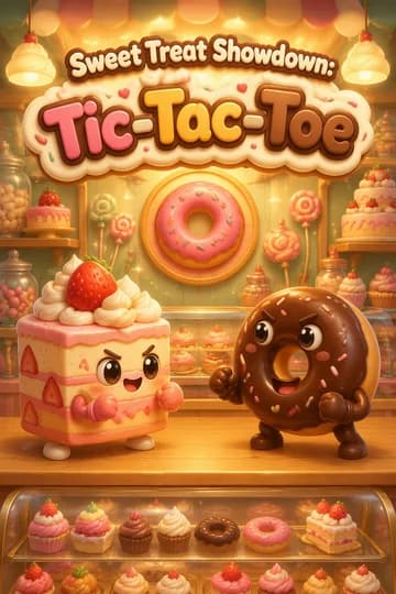 Sweet Treat Showdown: Tic-Tac-Toe game cover