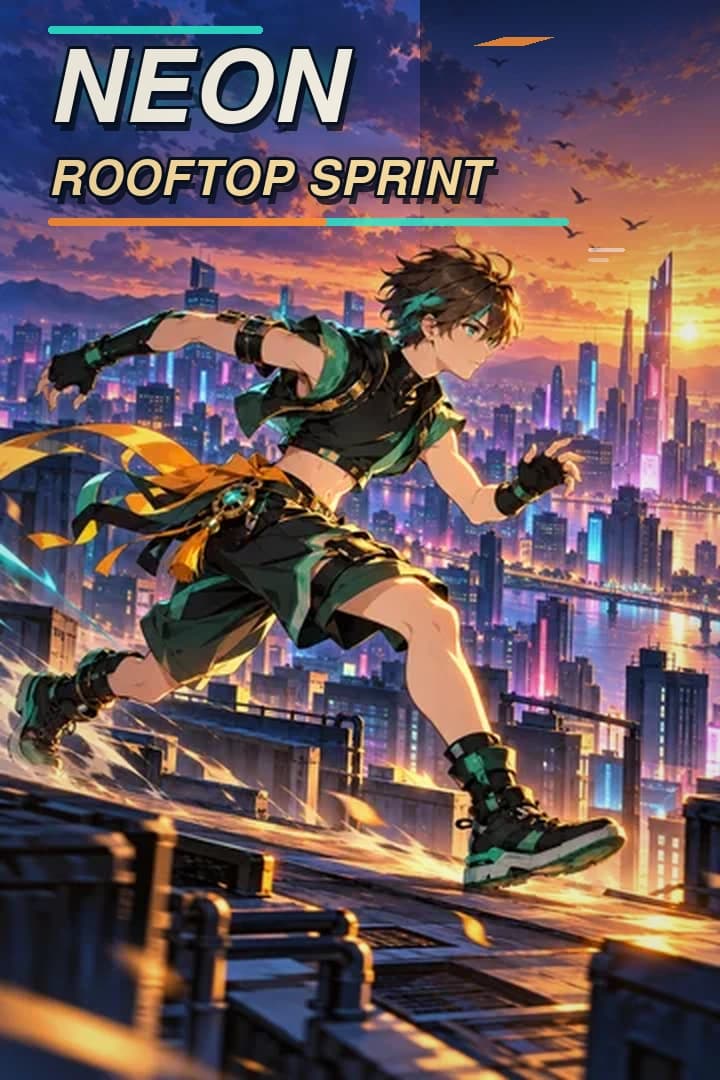 Neon Rooftop Sprint game cover