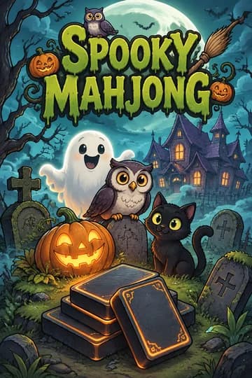 Spooky Mahjong game cover