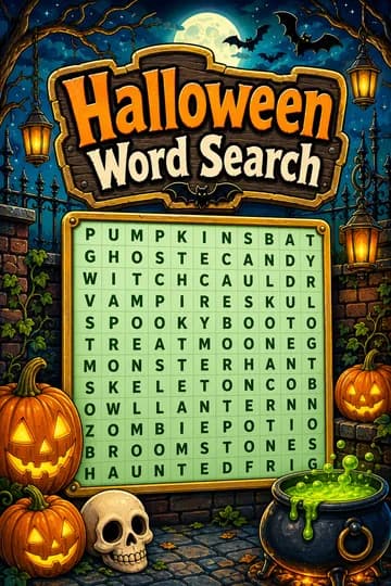 Halloween Word Search game cover