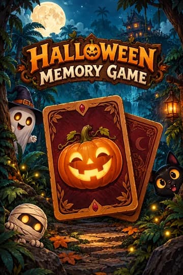 Halloween Faces Memory