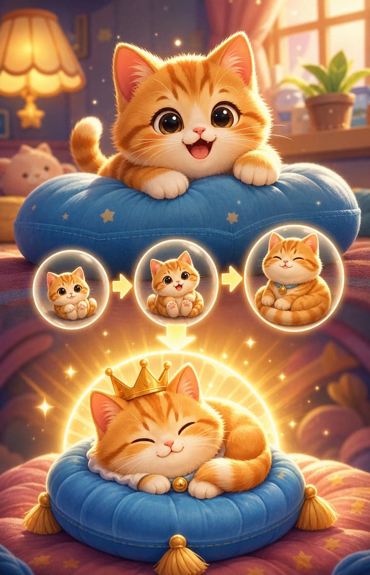 Kitten Cushion Merge game cover