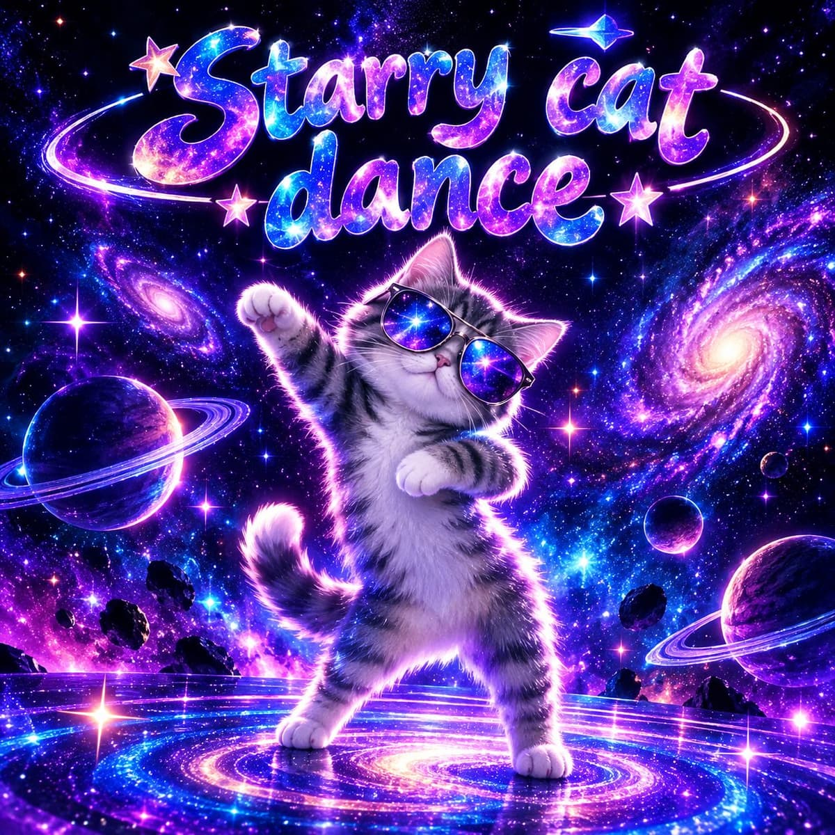 Starry Cat Dance! #Catkit