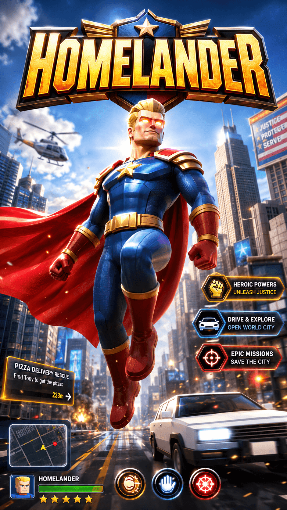 Homelander game cover