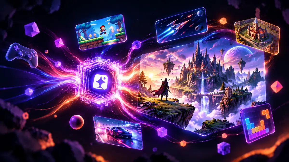 Let AI generate gameplay and scenes