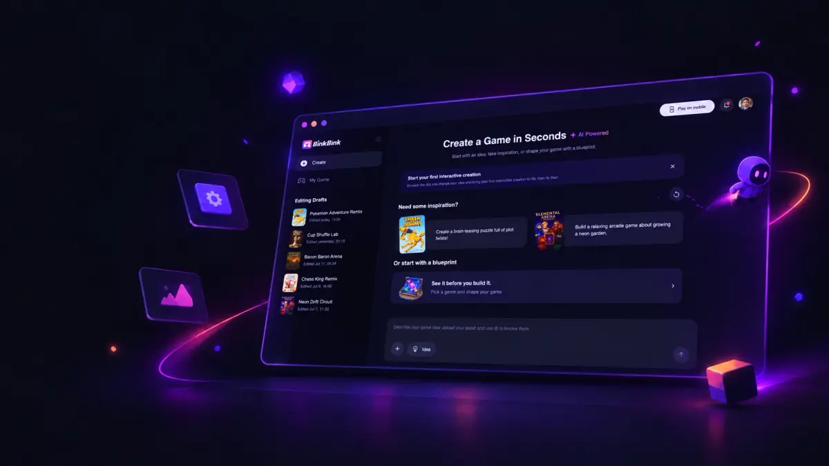 Play, edit, and share the game you created